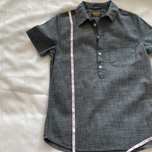 The Jean Shop New York denim short sleeve button down shirt. - Picture 12 of 12